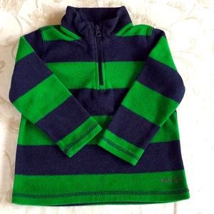 Gap fleece half zip sweatshirt for toddler boy